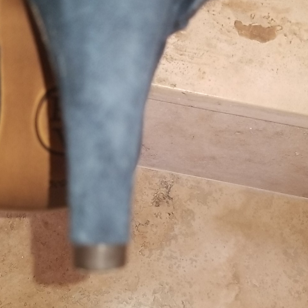 ASH knee length navy boots. - Picture 12 of 12